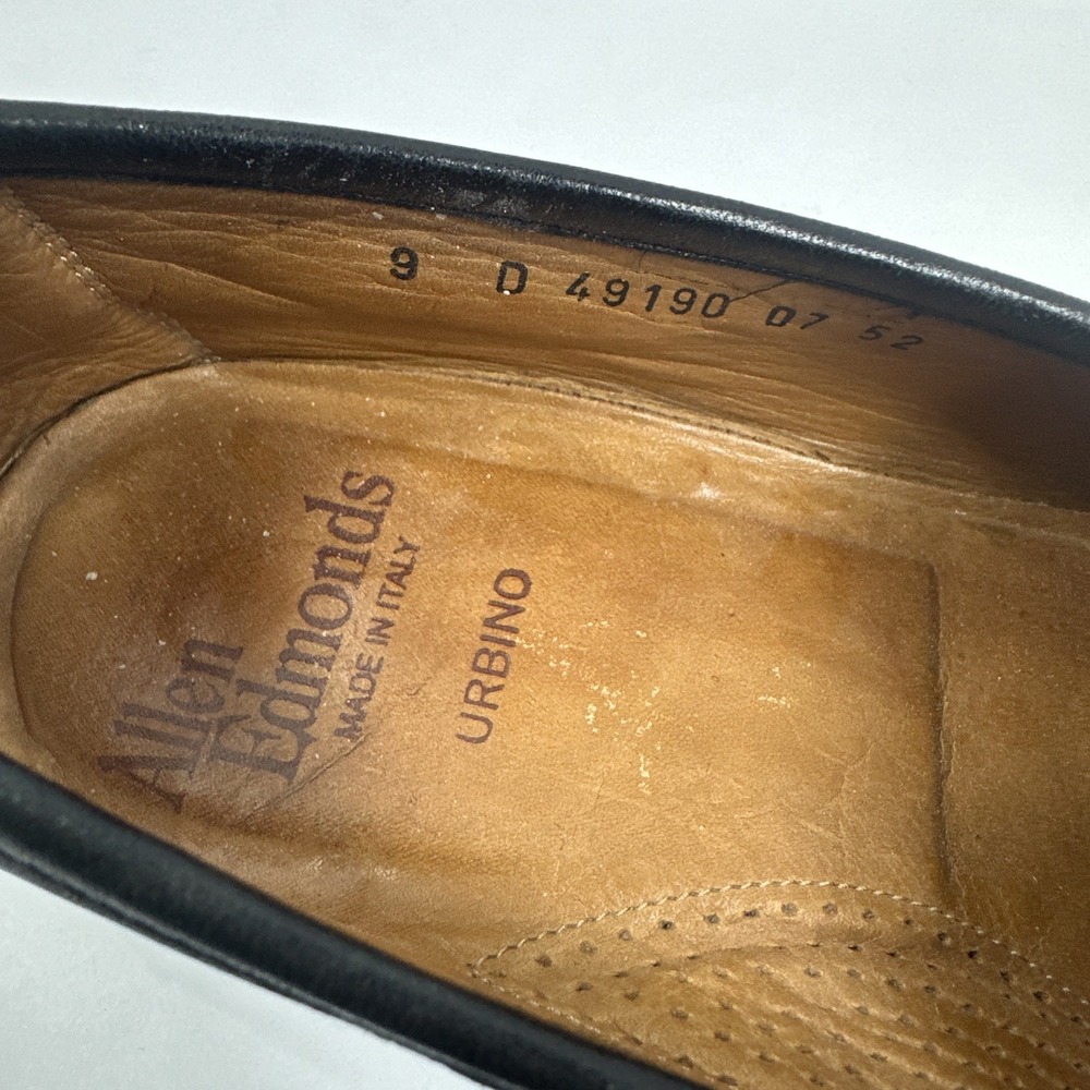 Allen Edmonds‎ Loafers Men's 9D Urbino Tassel Loafers Slip on Made In Italy - Picture 6 of 7